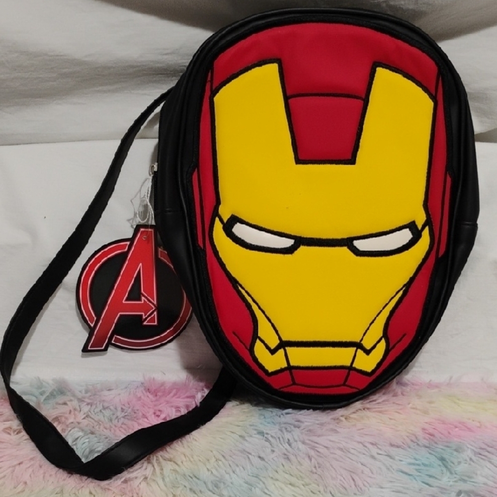 (#28) New Marvel Iron Man Red & Yellow Men's Bag
